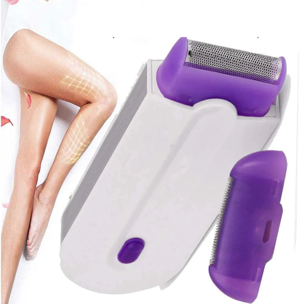 Vibe Geeks USB Rechargeable Epilator Laser Hair Remover for Face and Body