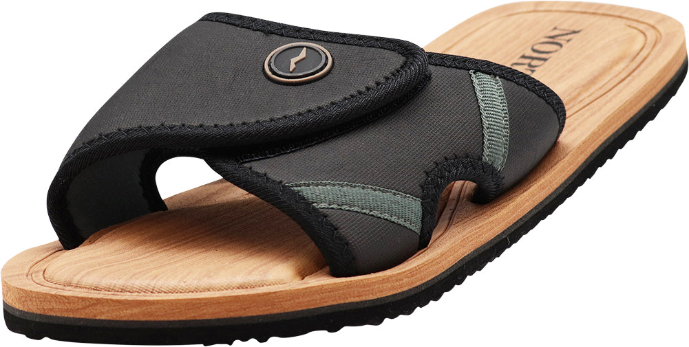 NORTY Men's Memory Foam Footbed Sandals - for Beach, Pool, Shower-3