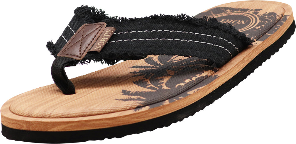 NORTY Men's Memory Foam Footbed Sandals - for Beach, Pool, Shower-10