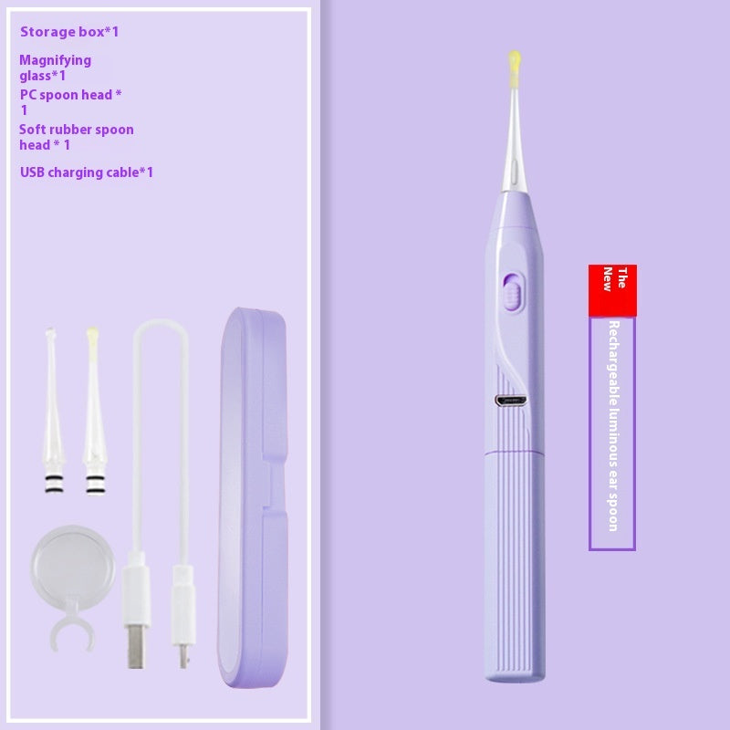 Rechargeable Luminous Ear Cleaning Tool