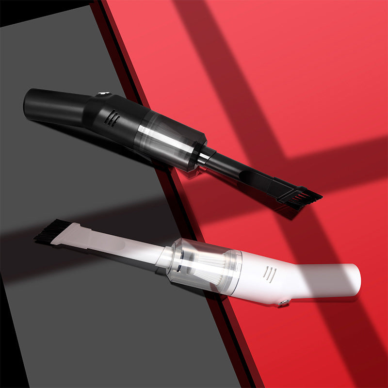 NNEDSZ Black Wireless Portable Vacuum Cleaner - Handheld Mini Car Vacuum for Wet & Dry Use, Pet Hair Remover, Lightweight Home Cleaner